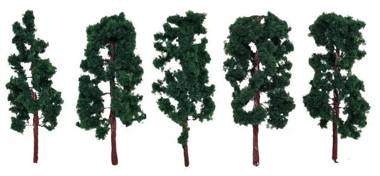 1:76 Scale Tall Trees Scenery (Pack of 5)