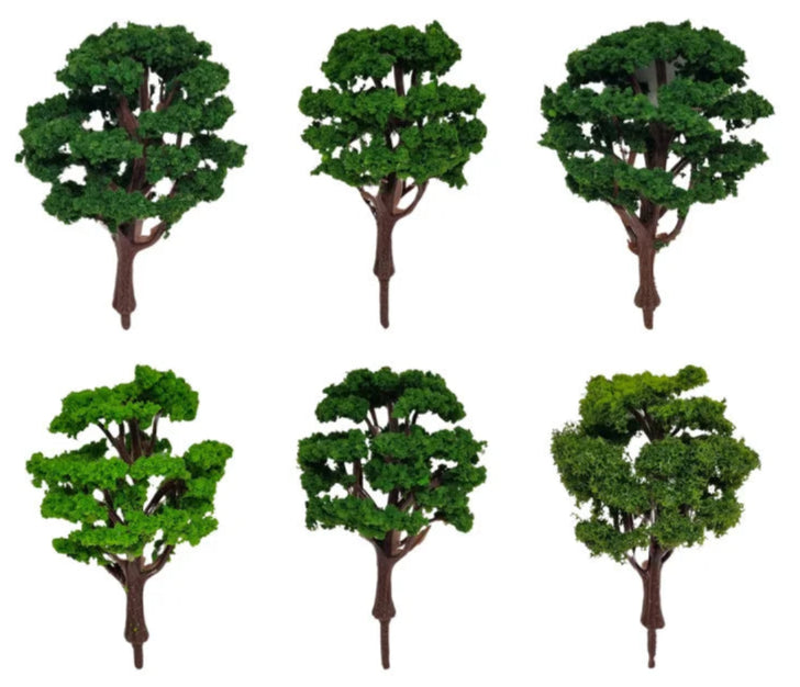 1:76 Scale Park Trees Scenery (Pack of 6)