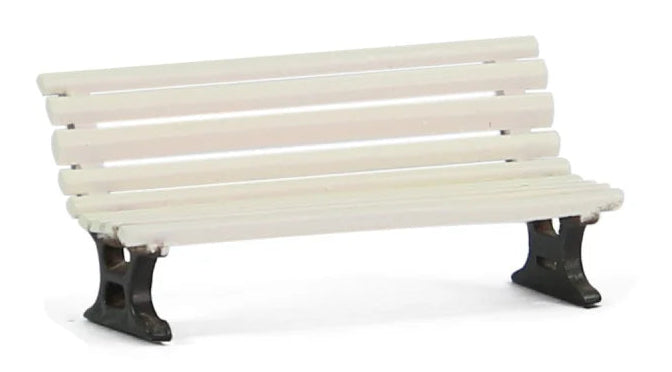 1:76 Station Benches - White