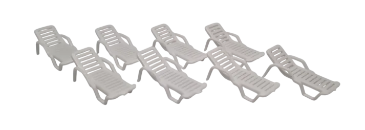 Sun Loungers Model Kit
