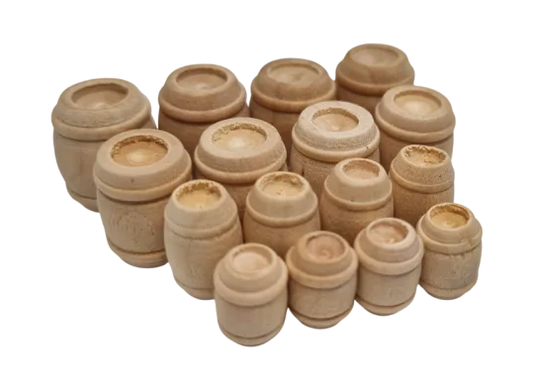 Wooden Barrels Model Kit