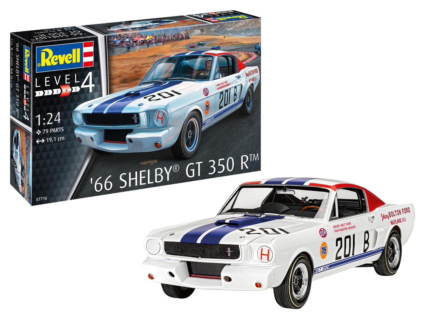 1965 Shelby GT 350 R Kit (1:24 Scale) Model Kit