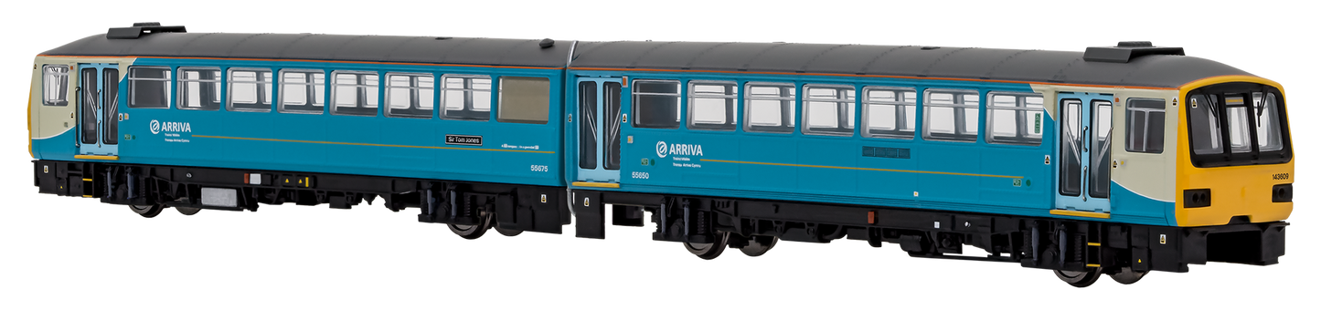 Class 143 2 Car DMU 143609 Arriva Trains Wales Turquoise