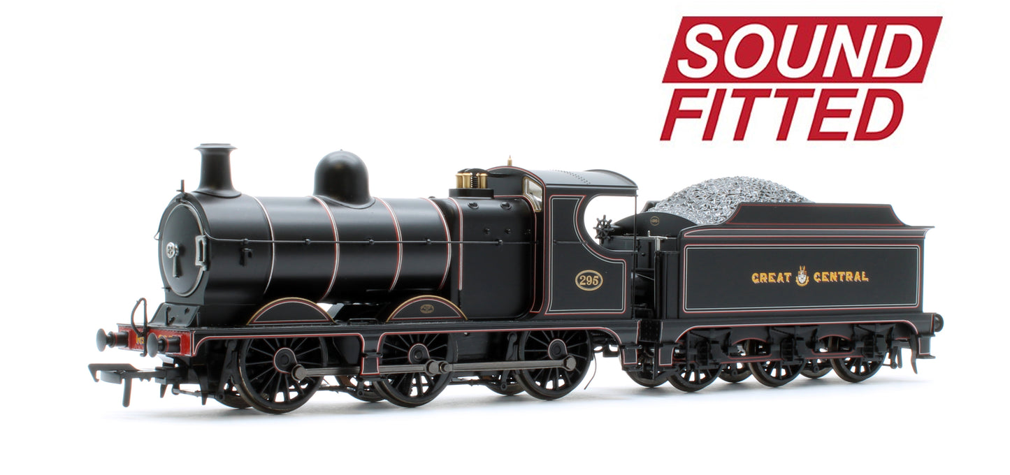 31-322SF GCR 9J 295 GCR Lined Black Steam Locomotive - DCC Sound