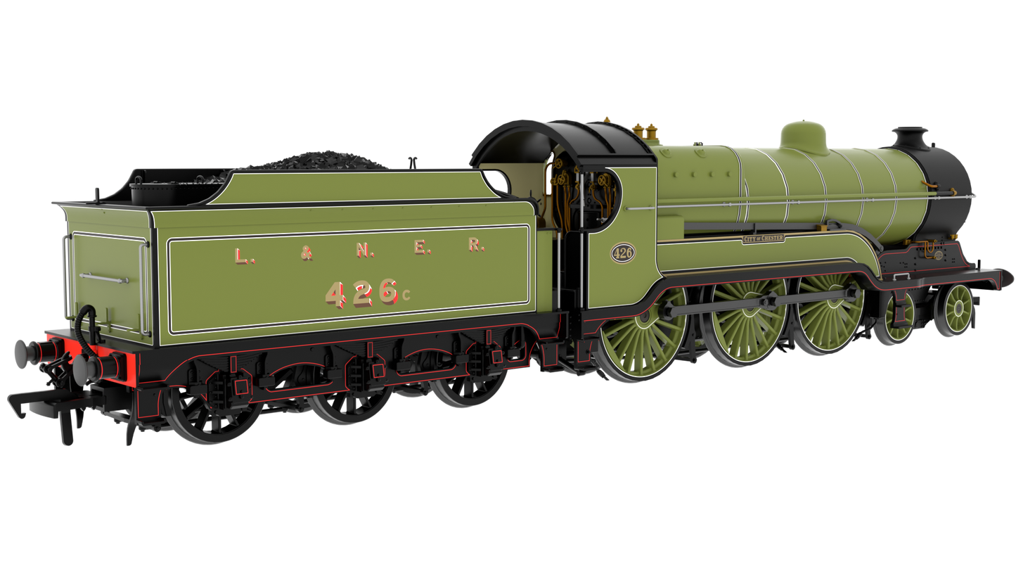 812004 LNER B2 Class 4-6-0 No.426c 'City of Chester' - L&NER Lined Green  Steam Locomotive