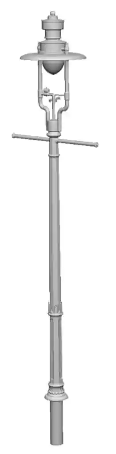 2613-076 OO Gauge - Detailing - GWR No2 Octagonal Column Suggs Lamps x5