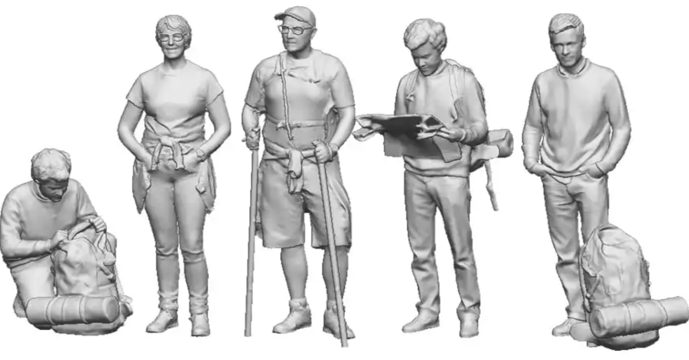 OO Gauge - Town & Country - Hikers Bundle