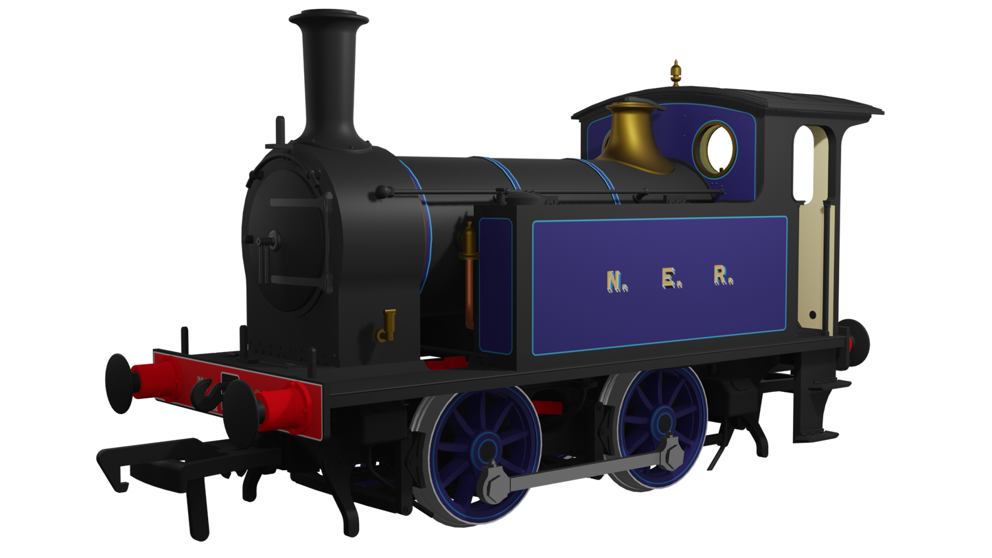 NER H Class No.898 NER Blue 0-4-0T Steam Locomotive (DCC Sound)