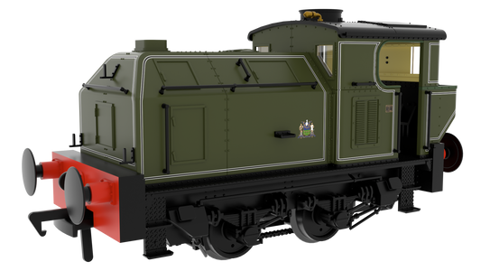 949208 Post-War Sentinel - Sheffield Corporation Electricity Department Lined Green Steam Locomotive