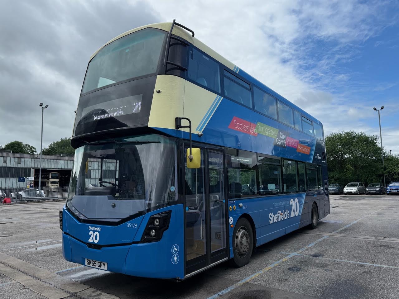 MBC3001 Wrightbus Streetdeck First Bus South Yorkshire 'Sheffield's 20' SM65 GFY