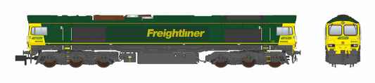 RT-N66-FL-505DCC Class 66/5 66505 Freightliner Green  Diesel Locomotive - DCC Sound