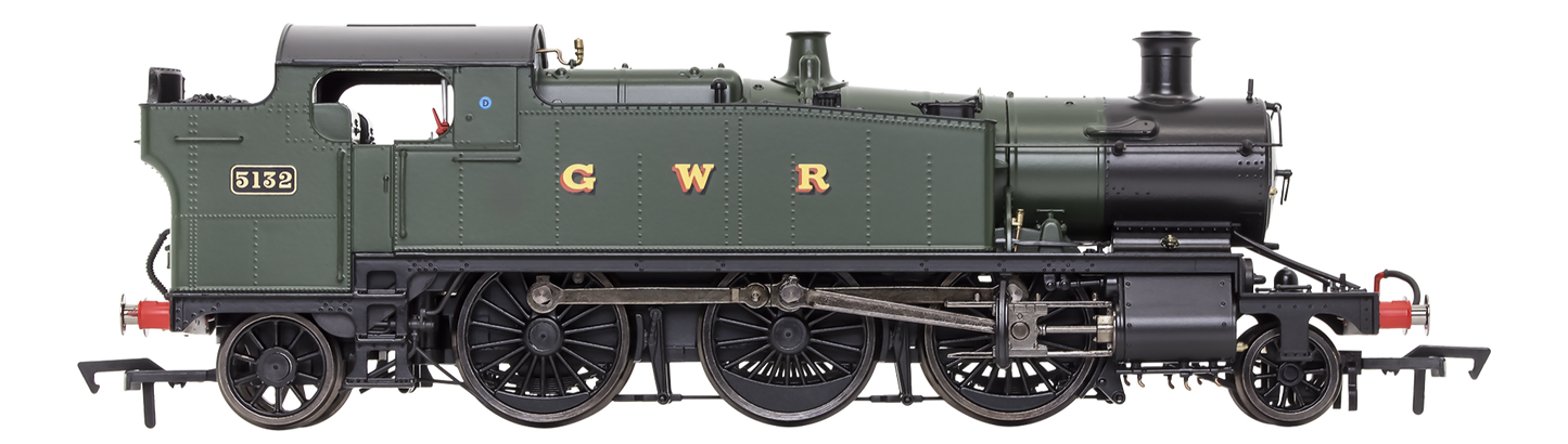 Large Prairie 5132 GWR Green GWR Steam Locomotive - DCC Sound