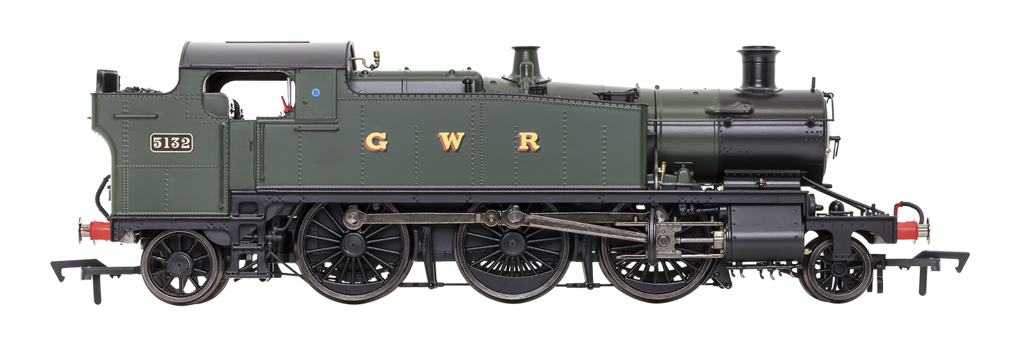 Large Prairie 5132 GWR Green GWR Steam Locomotive - DCC Fitted