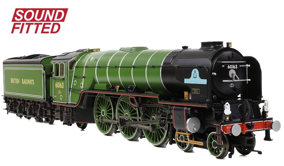 32-550ESF LNER Peppercorn A1 60163 'Tornado' BR Lined Apple Green (British Railways) Steam Locomotive - DCC Sound