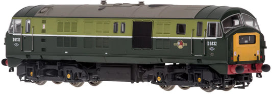 4D-014-006 Class 29 D6132 BR Two Tone Green (Small Yellow Panel) Diesel Locomotive