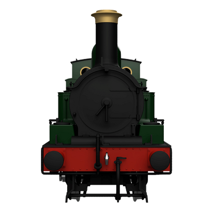 GWR 517 Class 0-4-2 524 Lined Chocolate Steam Locomotive - DCC Fitted