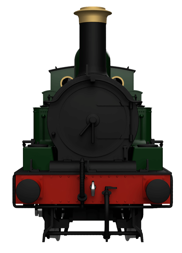 GWR 517 Class 0-4-2 524 Lined Chocolate Steam Locomotive