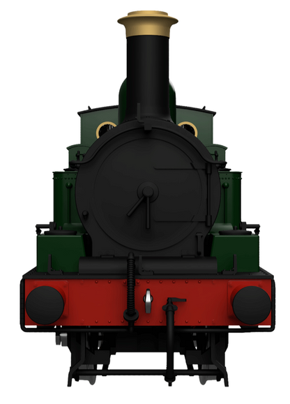 GWR 517 Class 0-4-2 524 Lined Chocolate Steam Locomotive