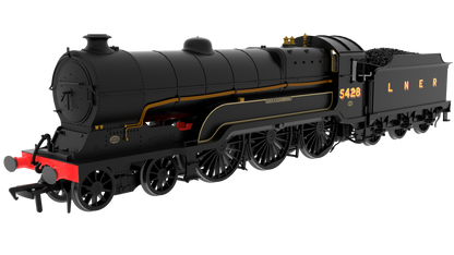 812507 LNER B2 Class 4-6-0 No.5428 'City of Liverpool' - LNER Black (Shaded) Steam Locomotive - DCC Sound