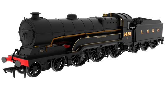 812507 LNER B2 Class 4-6-0 No.5428 'City of Liverpool' - LNER Black (Shaded) Steam Locomotive - DCC Sound