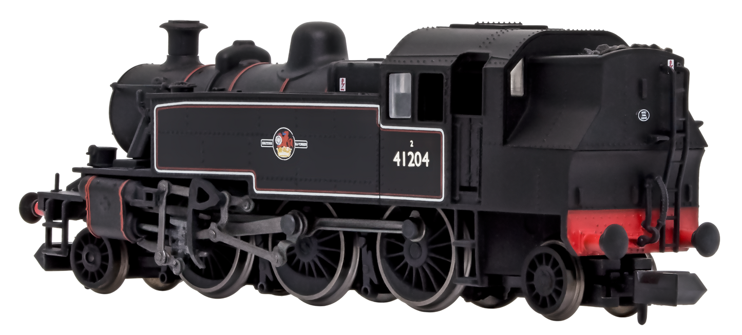 Ivatt 2-6-2T 41204 BR Late Crest Lined Black