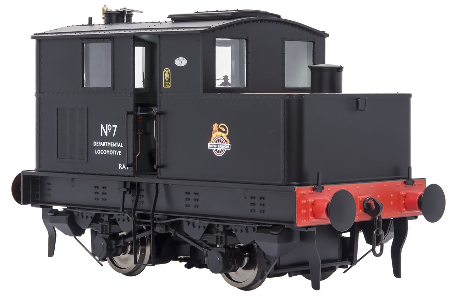 Sentinel Y1/Y3 BR Early Crest Departmental No 7 Steam Locomotive - DCC Sound