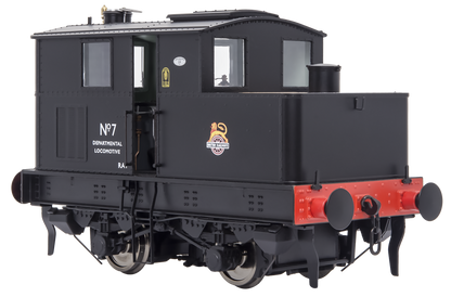 Sentinel Y1/Y3 BR Early Crest Departmental No 7 Steam Locomotive - DCC Fitted