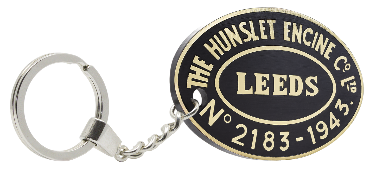 Hunslet Worksplate Keyring - 2183 WPR No 15