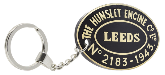 Hunslet Worksplate Keyring - 2183 WPR No 15