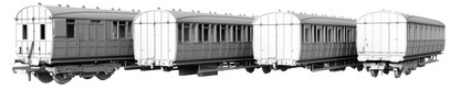 Quad Art Set No. 90A LNER Teak 4 Coach Pack