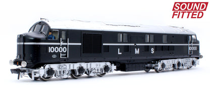 LMS 10000 Black & Chrome With LMS Lettering Diesel Locomotive - DCC Sound
