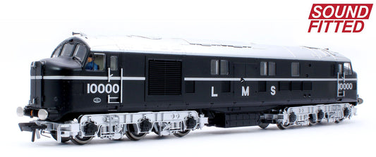 LMS 10000 Black & Chrome With LMS Lettering Diesel Locomotive - DCC Sound