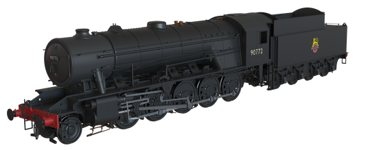 WD Austerity 2-10-0 BR Black Early Crest No.90772 Steam Locomotive