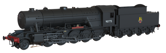 WD Austerity 2-10-0 'The Royal Norfolk Reg' BR Black Early Crest No.90775 Steam Locomotive