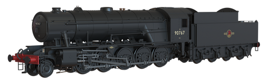 WD Austerity 2-10-0 BR Black Late Crest No.90767 Steam Locomotive