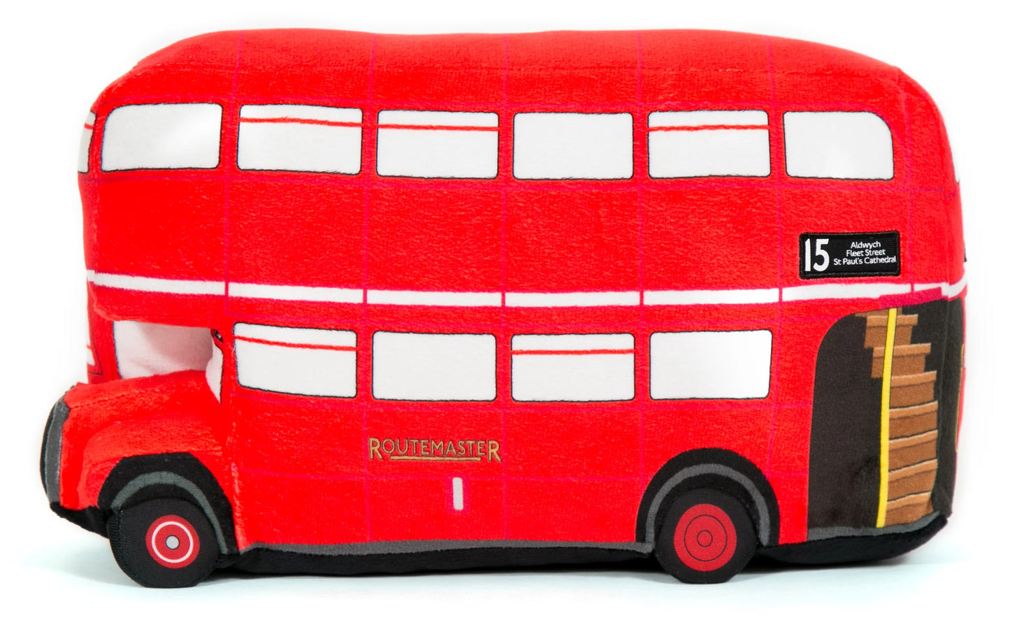 Vintage London Bus Soft Toy