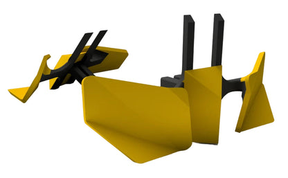 OO Gauge Class 37 Ploughs (Pack of 2) - Unpainted