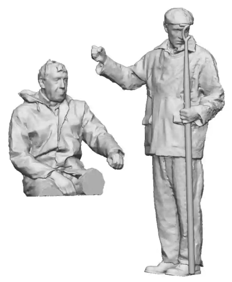 OO Gauge Loco Specific Crew - Class 02 BR Crew