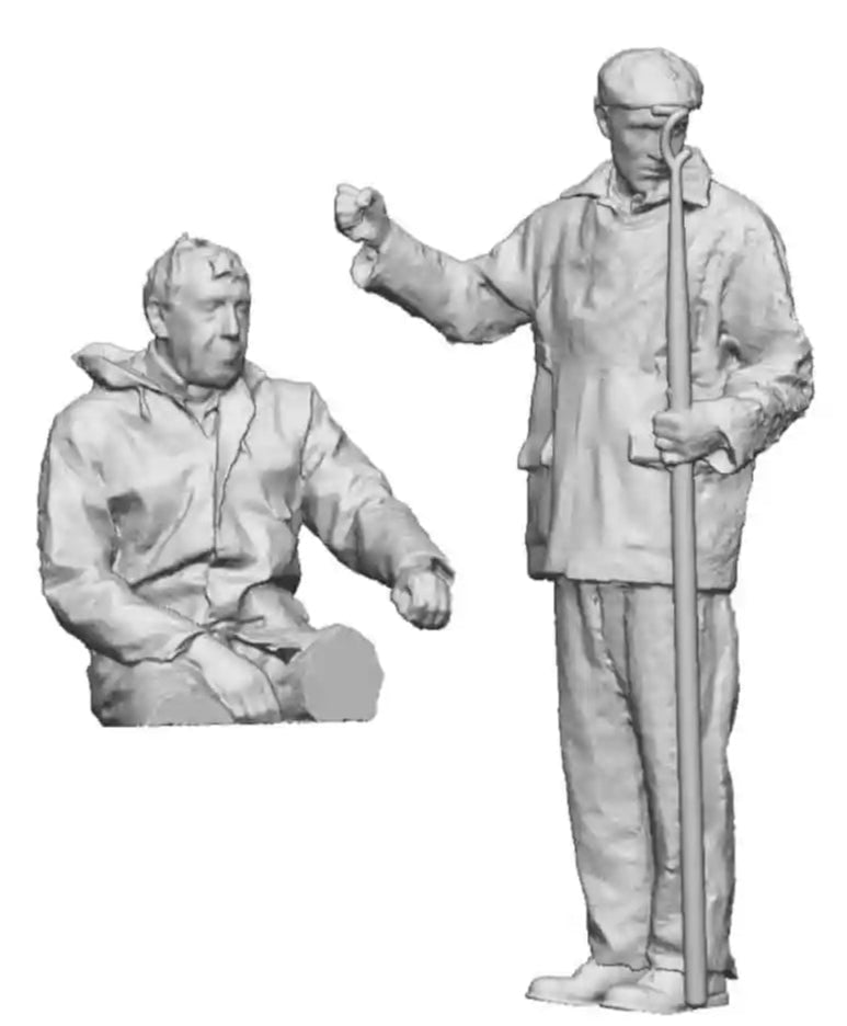 O Gauge Loco Specific Crew - Class 02 BR Crew