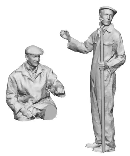 O Gauge Loco Specific Crew - Class 02 Industrial Crew