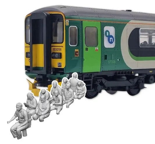 O Gauge Loco Specific Figures - Class 153 Passenger Pack