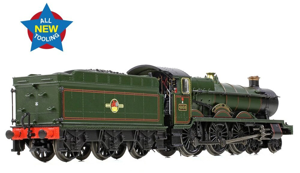 GWR 49XX 'Hall' 4936 'Kinlet Hall' BR Lined Green (Late Crest) Steam Locomotive