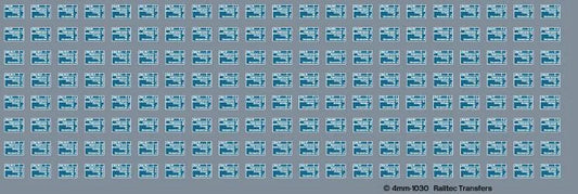 RT-4-1030 BR TOPS loco data panels (blue backed) Transfer