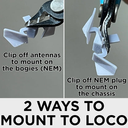 OO Gauge Class 37 Ploughs (Pack of 2) - Unpainted