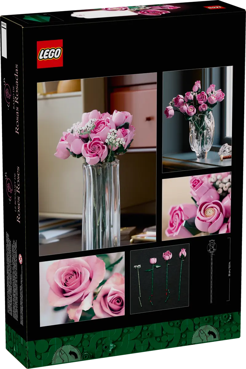 Lego Botanicals Bouquet of Pink Roses - 10374