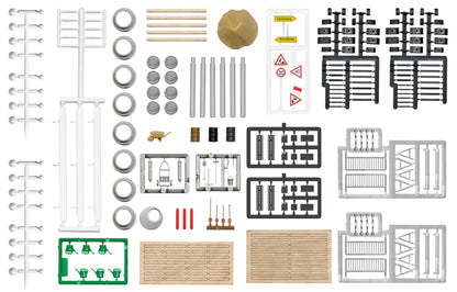 BUS1044 HO road construction accessories