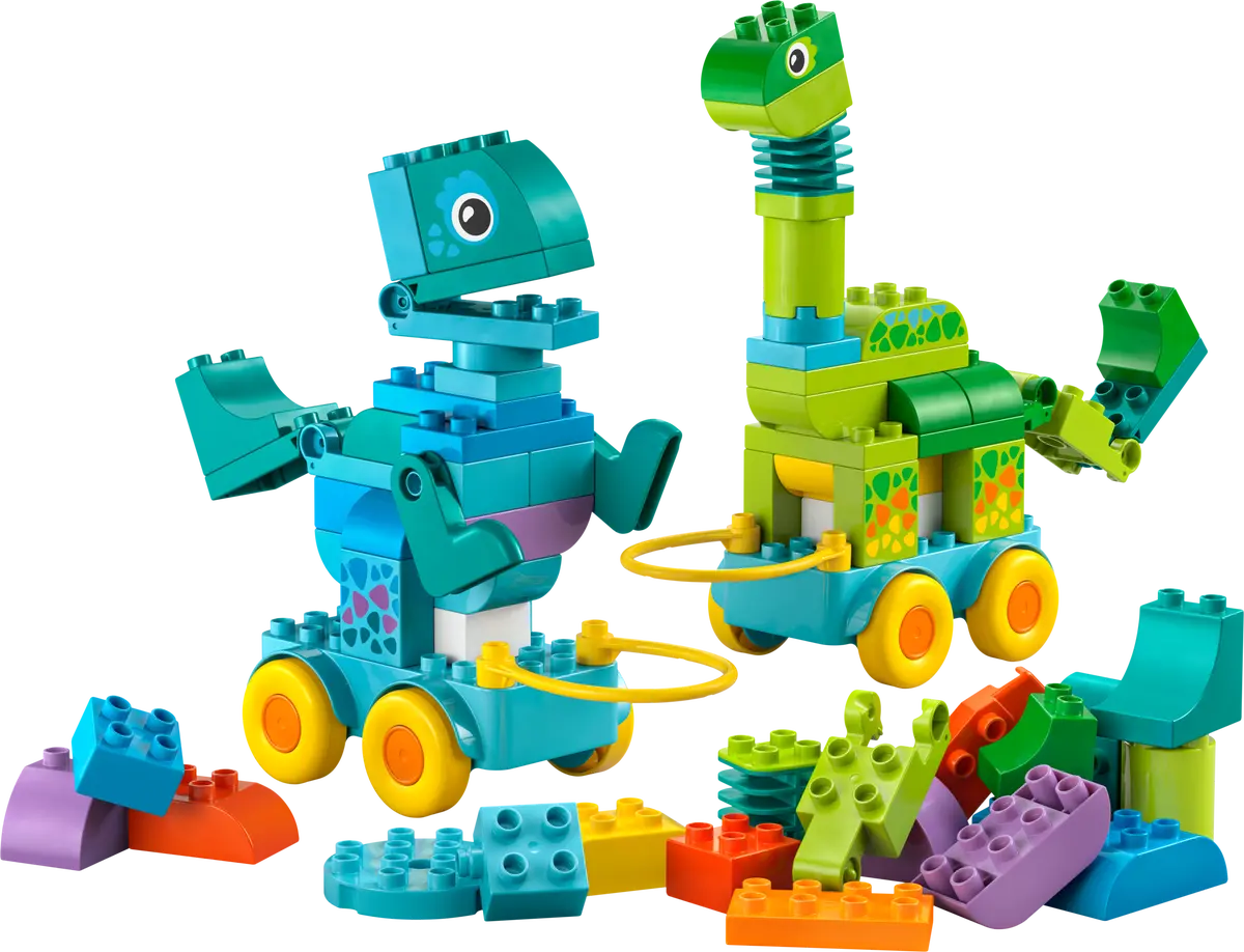 10451 Lego Duplo 3in1 Dinosaurs on Wheels - 10451