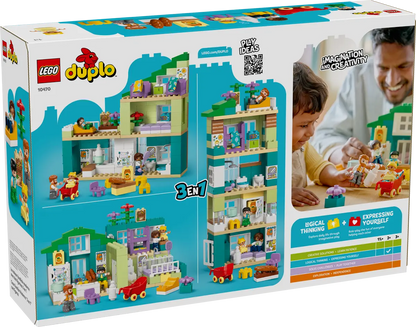 10470 Lego Duplo 3 in 1 Modern Family House with Figures - 10470