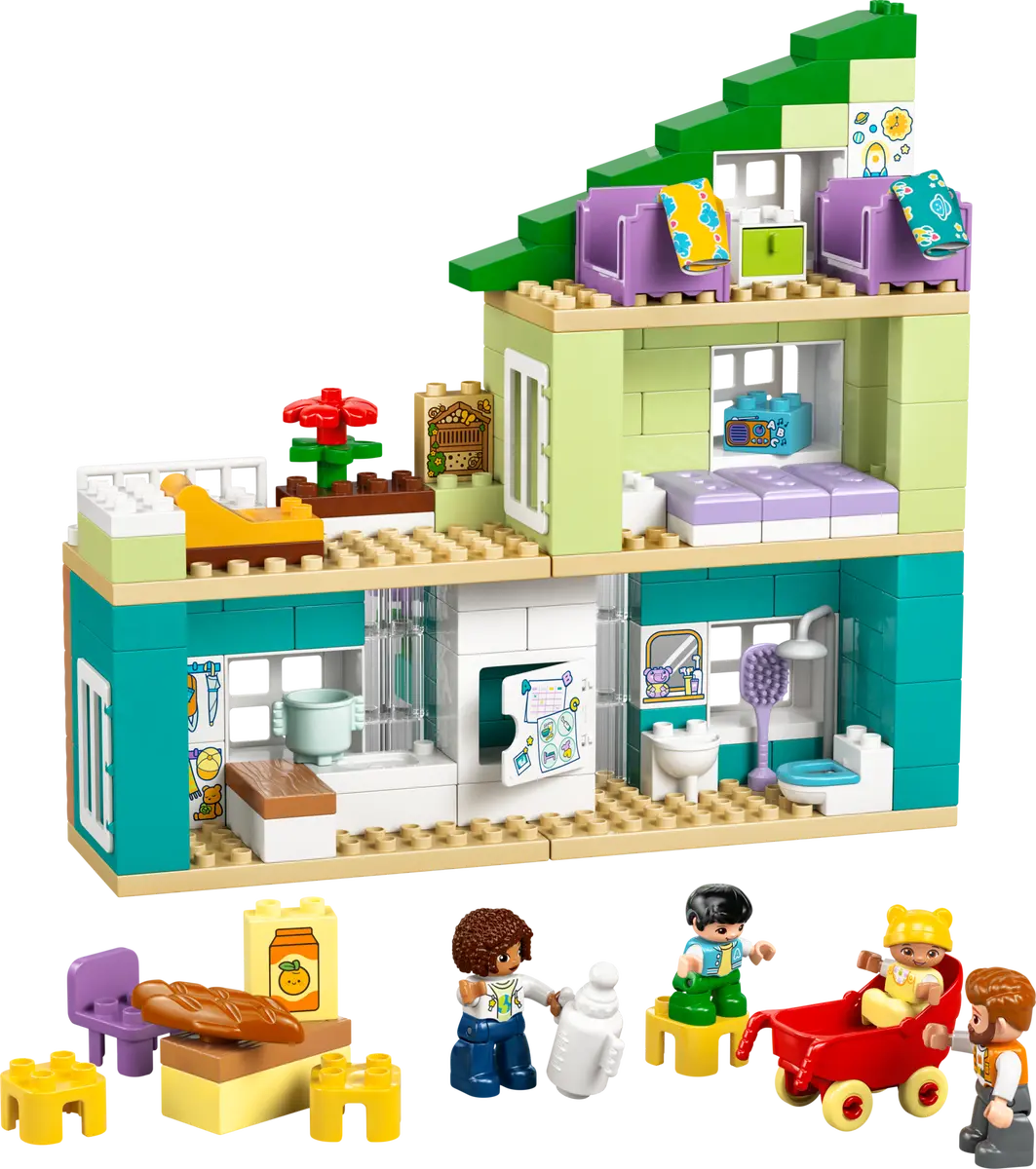 10470 Lego Duplo 3 in 1 Modern Family House with Figures - 10470