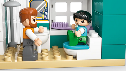 10470 Lego Duplo 3 in 1 Modern Family House with Figures - 10470